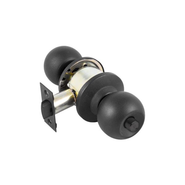 CERRADURA POMO BAÑO B500 DAUMER NEGRA