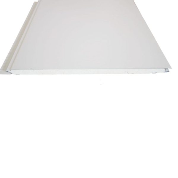 Revestimiento Siding Metalico Blanco Liso