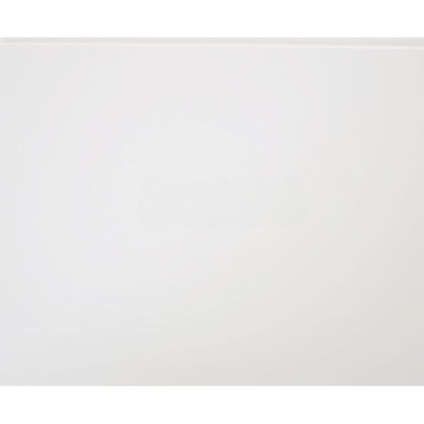 Revestimiento Siding Metalico Blanco Liso