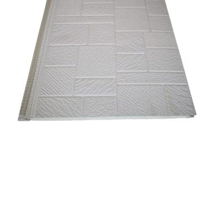 Revestimiento Siding Metalico Diseño Landrillo Blanco