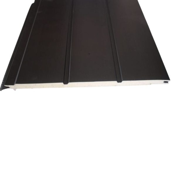 Revestimiento Siding Metalico Negro