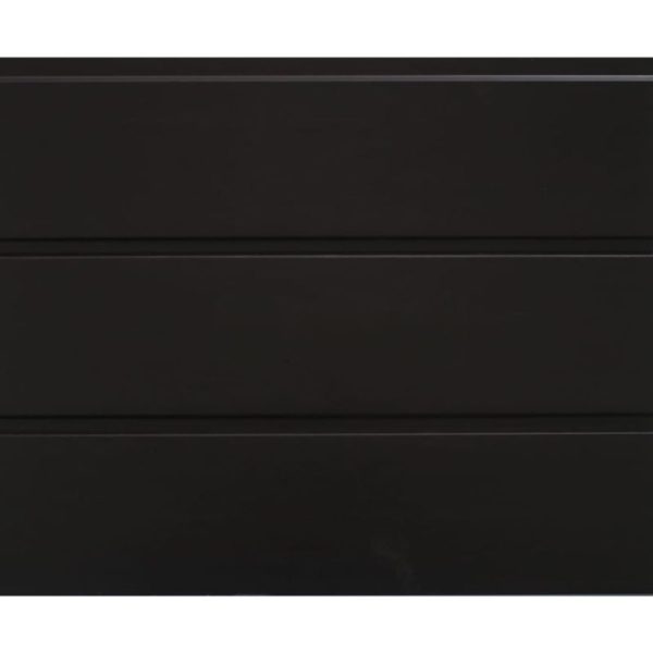 Revestimiento Siding Metalico Negro