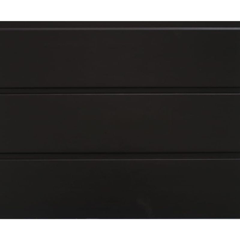 Revestimiento Siding Metalico Negro