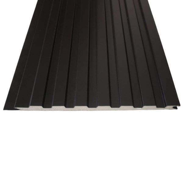 Revestimiento Siding Metalico Negro