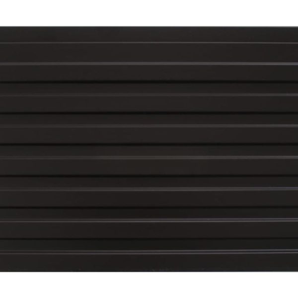 Revestimiento Siding Metalico Negro