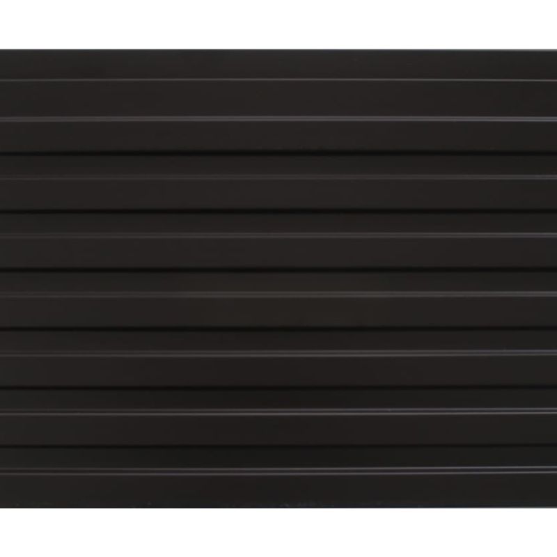 Revestimiento Siding Metalico Negro