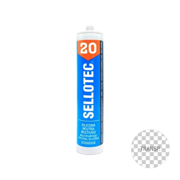 Silicona neutra multiuso Sellotec SC5000 c: Fung Transparente 300ml