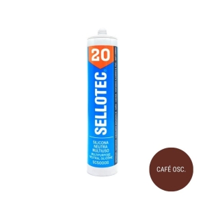 Silicona neutra multiuso Sellotec SC5000 c: Fung cafe oscuro 300ml