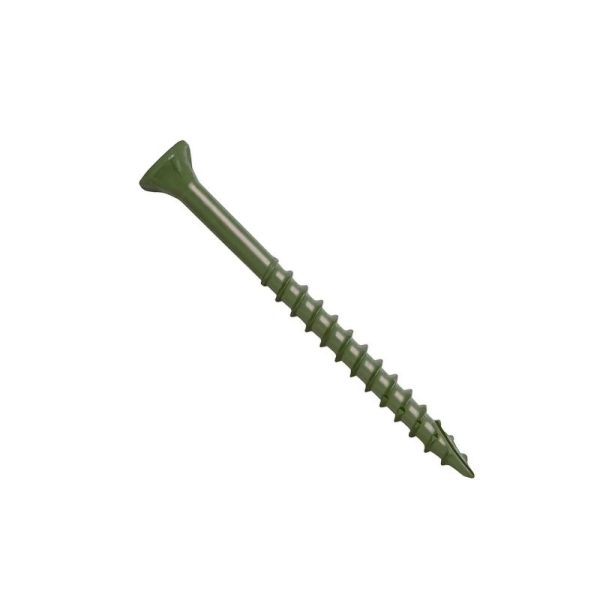 tornillo terraza verde decking 5x80 mm TENZ by Holzwerk