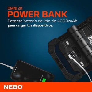 Linterna multidireccional recargable NEBO OMNI 2K 2000 lumenes - Imagen 3