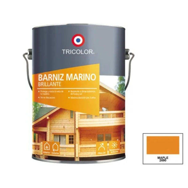 barniz marino brillante gl tricolor maple