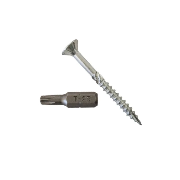 Tornillo Turbo Konig 5x50mm 200 unidades Holzawerk Tornillo Turbo Konig 5x50mm (2 pulgadas) 200 unidades Holzawerk