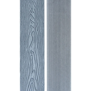 Piso deck terraza WPC madera gris 140x25x3000 mm - Imagen 2