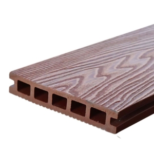 Piso deck terraza WPC madera medio 140x25x3000 mm - Imagen 1